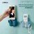 Minha Pack Of 1 Wall Mount Phone Holder Mobile Charging Stand With 2 Hook Mobie Holder For Bedroom Bathroom Kitchen Shel