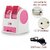 Portable Small Plastic Air Conditioner Water Cooler Mini Fan Dual Bladeless for Use in Car/Home/Office Multicolor