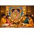 Lord Balaji Golden Photo Frame for Pooja Room 10x12 Inch (Wood) Gold