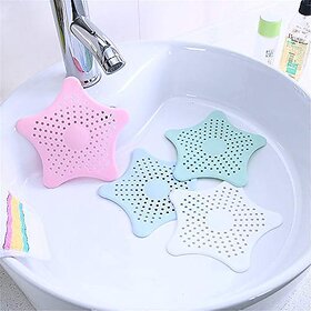 Hair Catcher Durable Silicone Hair Stopper Shower Drain Covers and Clean for Bathroom Bathtub and Kitchen Sink (Pack of