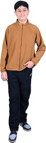 Kid Kupboard Cotton Boys Jacket, Brown, Full-Sleeves, 11-12 Years KIDS8282