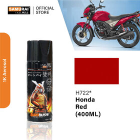 Samurai Kurobushi Honda Motorcycle Paint Colours H722 Red Spray Paint 400 ml (Pack of 1)