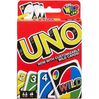 Uno Playing Card Game Set of 112 Cards, Fun for Adults and Kids Aged 7+, Family Game Night