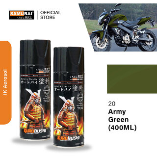 Samurai Kurobushi Green Spray Paint 400 ml (Pack of 2)