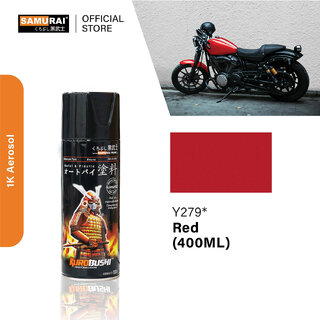 Samurai Kurobushi Yamaha Motorcycle Paint Colours Y279 Red Spray Paint 400 ml (Pack of 1)