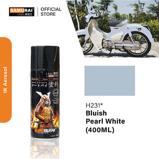 Samurai Kurobushi Honda Motorcycle Paint Colours H231 White Spray Paint 400 ml (Pack of 1)