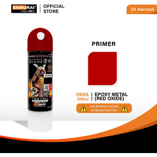 Samurai Kurobushi 2K Epoxy 2K05 Red Spray Paint 400 ml (Pack of 1)