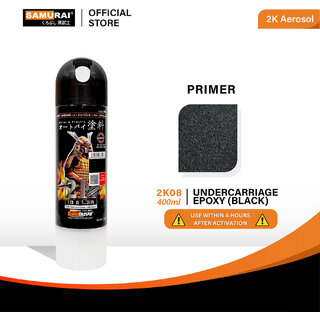 Samurai Kurobushi PU Truck Bed 2K08 Black Spray Paint 400 ml (Pack of 1)