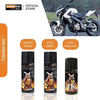 Samurai Kurobushi White Spray Paint 400 ml (Pack of 3)