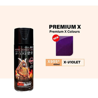 Samurai Kurobushi SAMURAI KUROBUSHI PREMIUM X X-VIOLET PURPLE X911 Spray Paint 400 ml (Pack of 1)