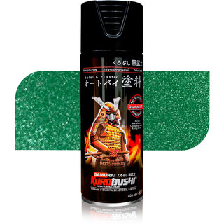 Samurai Kurobushi Metallic Colours SP1380 Green Spray Paint 400 ml (Pack of 1)