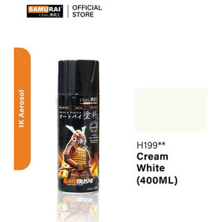 Samurai Kurobushi Honda Motorcycle Paint Colours H199 White Spray Paint 400 ml (Pack of 1)
