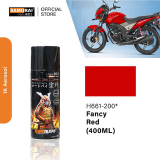 Samurai Kurobushi Honda Motorcycle Paint Colours Red Spray Paint 400 ml (Pack of 1)