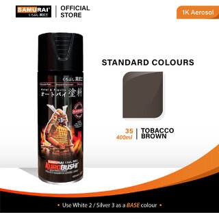 Samurai Kurobushi Standard Colours 035 TOBACCO BROWN Spray Paint 400 ml (Pack of 1)