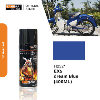 Samurai Kurobushi Honda Motorcycle Paint Colours Blue Spray Paint 400 ml (Pack of 1)
