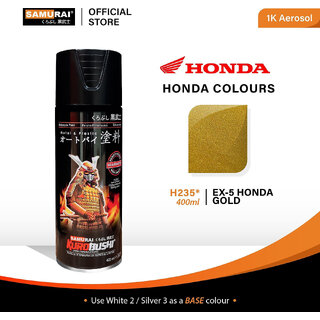 Samurai Kurobushi Honda Motorcycle Paint Colours H235 HONDA GOLD Spray Paint 400 ml (Pack of 1)