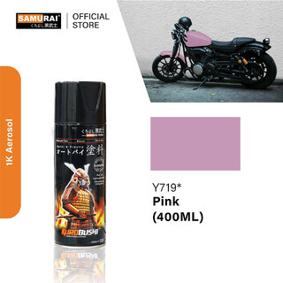 Samurai Kurobushi Yamaha Motorcycle Paint Colours Y719 Pink Spray Paint 400 ml (Pack of 1)
