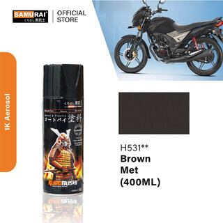 Samurai Kurobushi Honda Motorcycle Paint Colours H531 Brown Spray Paint 400 ml (Pack of 1)