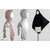 (Combination of 3) Everyday Elegance Hijab Combo (Black,White & Pink )