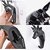 Decorative Multipurpose Self Adhesive Deer Head Hanger Hooks Black