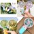 Korean Style Portable USB Fan  Rechargeable, 3-Speed, Low Noise, Compact Design (Assorted Color)
