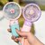 Korean Style Portable USB Fan  Rechargeable, 3-Speed, Low Noise, Compact Design (Assorted Color)