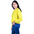 Kid Kupboard Cotton Womens Sweatshirt, Light Yellow, Full-Sleeves, XL-Xtra Large KIDS8303