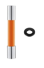 (Pack Of 1) Universal Extension Tube with Multipurpose Connector Faucet Extender for Bathroom Sink 360 Free Bending Faucet Suitable for Kitchen Adjustable Hose Pipe(Orange20Cm