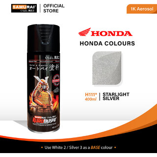 Samurai Kurobushi Honda Motorcycle Paint Colours H111 Silver Spray Paint 400 ml (Pack of 1)