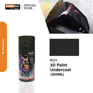 Samurai Kurobushi 3D Paint Black Spray Paint 300 ml (Pack of 1)