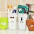 (2Pcs) Cute Bathroom Toothbrush Holder with Cartoon Design Toothbrush Travel Containers - Portable Toothpaste Holder and Gargle Cup Set - Unscented Toothbrush Carrying Box  (Multicolor)