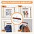 (Pack of 2) Wooden Clothes 8-Hook Hanger Multi-Purpose Wardrobe Organizer for Belts Scarves Ties Bras Lingerie Adjustable Space-Saving Hanger for Closet and Cupboard(28X9CM Multicolour)