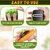 (Pack of 1) Finger Grip Fruit Vegetable Peeler for Kitchen- Pumpkin Cucumber Carrot Potato Palm Peeler with Silicone Handle - Portable Sharp Blade Hand-Held Kitchen Tool Multicolor