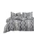 Elegant Grey Double Fitted Bed Sheet - Modern  Stylish Bedding