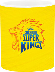 Chennai super kings printed coffee cup Ceramic Coffee Mug