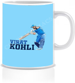 VIRAT KOHLI BESTEST CAST PRINTED 330 ML MUG FOR CRICKET LOVERS Ceramic Coffee Mug