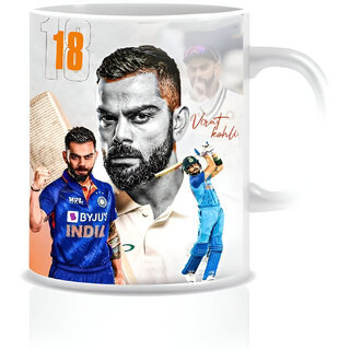 IPL TEAM Star & Indian Cricket Star - Virat Kohli Ceramic Coffee Mug