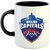 Delhi Capitals - Perfect for Gifting | Ipl Cup for Cricket Lovers | IPL Fever - Black Printed Ceramic Coffee Mug