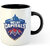 Delhi Capitals - Perfect for Gifting | Ipl Cup for Cricket Lovers | IPL Fever - Black Printed Ceramic Coffee Mug