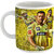 Dhoni Chennai Super Kings | White Ceramic with Handle | IPL - CSK Special , 350ml Ceramic Coffee Mug