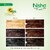 Nisha Creme Hair Color With Natural Henna Extract,100 Grey Coverage Hair Colour ( Natural Brown - 30g+30ml)