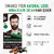 Nisha Beard Colour for Men Brown Black (40 g) | No-Stain, Ammonia-Free Formula with 100% Grey Coverage in 10 Minutes