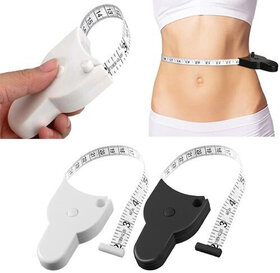 Coinfinitive Body Tape Measure, Waist Tape Measure, Body Fat Measuring Tape 150CM. Measurement Tape (150 cm)