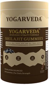 Shilajit Gummies | 70%+ Fulvic Acid & 85+ Trace Minerals | 2 * 60 Gummies