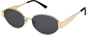 DANNILO Small Retro Oval Sunglasses Vintage Style for Women Men