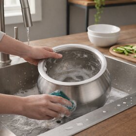 Aluminium Rice pot with Lid