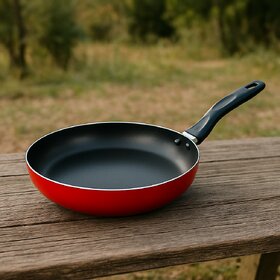 Non-Stick Stainless Steel Fry Pan 265 mm  BIS Certified ISI Cookware  PFOA-Free, 2.2 mm Thick, Lightweight-1Qty