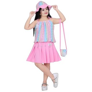Baby Kids Girls Cute Frock Midi Dress