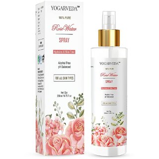 100% Pure Rose Water Spray for Face & Skin  Hydrates, Tones & Refreshes | Alcohol-Free, pH Balanced, Natural Skin Toner | For All Skin Types  200ml (2)