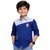 Boys Stylish Color Block Twill Cotton Shirt  No Colour Fade After Wash  Premium Casual Wear  Full  3/4 Sleeve  2-10